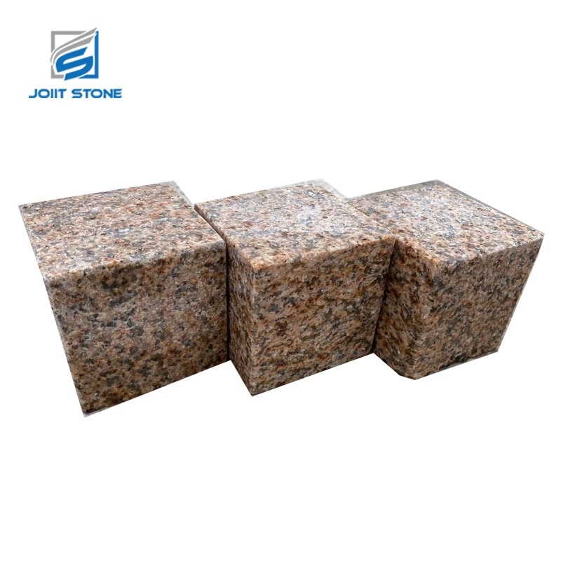 Hot Sale Cheap Price Red Granite Cobble Paving Stone