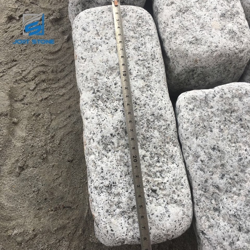 G603 Split Tumble Light Grey Granite Paving Stone For Square Paving