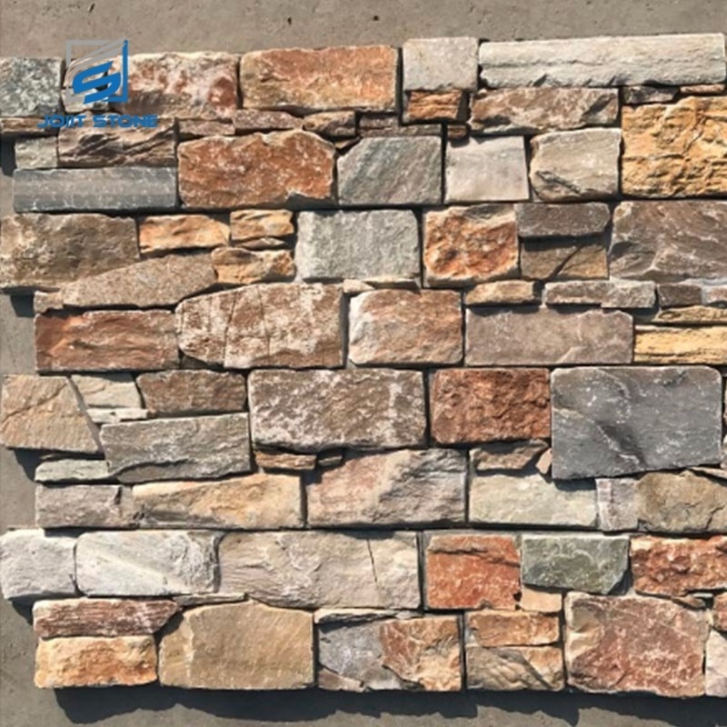 Eco-friendly Natural Panel Veneer Stack Ledgestone Wall Cladding