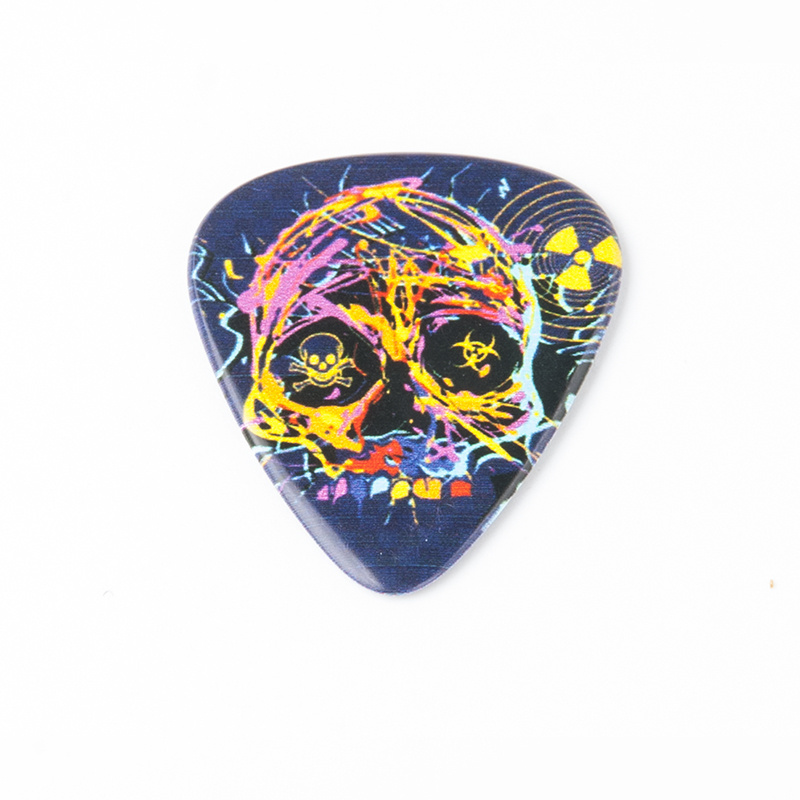 Colorful silk printing Guitar Picks customize logo for Electric, Acoustic, or Bass Guitar Various thickness