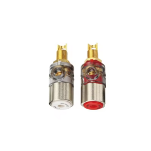 HIFI DIY Real Red All Brass CNC Electronic Banana Plug Female Socket Speaker Terminal Binding Post