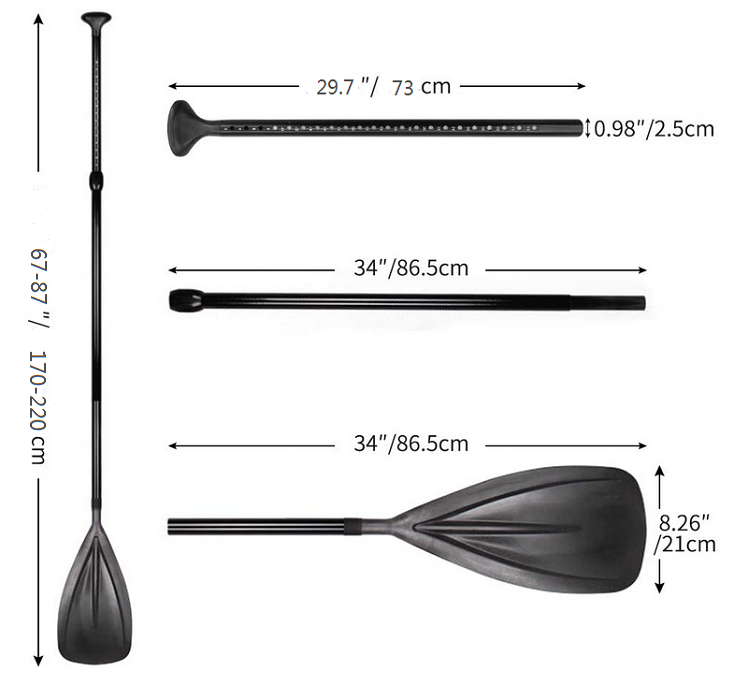 Portable telescopic Paddle kayak SUP paddle