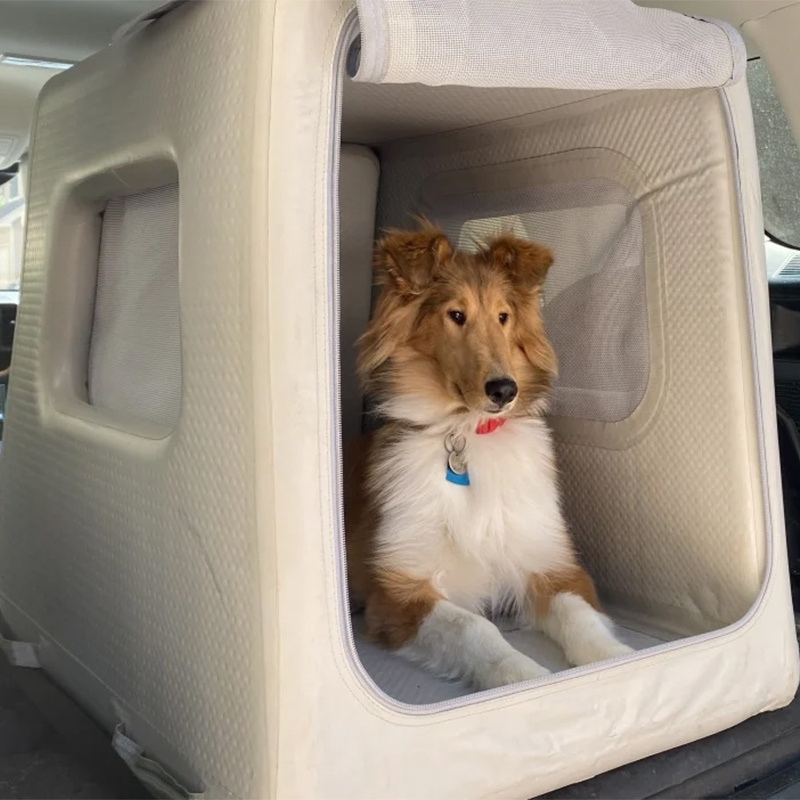 Inflatable Pet House Pet Dog Travel Kennel Portable Inflatable