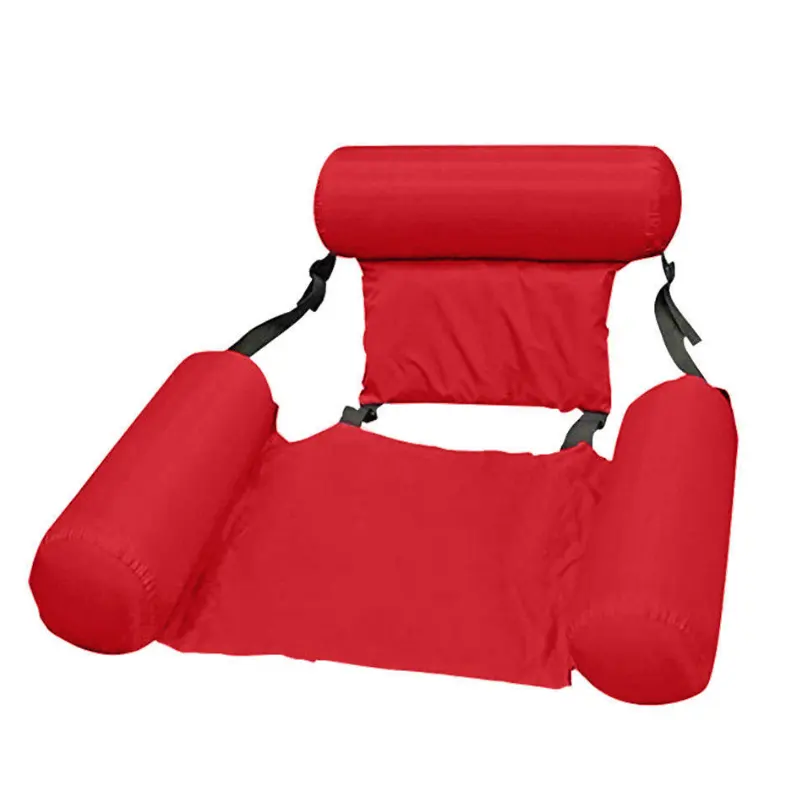 Recommend inflatable foldable floating row water hammock inflatable chair seat in stock