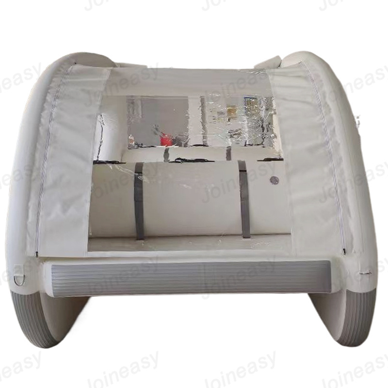 Hot selling inflatable solar house boat drop stitch fabric house boat inflatable for family playing