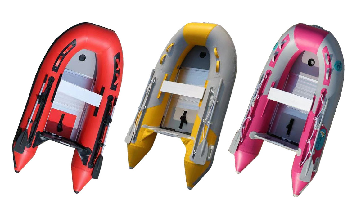 Inflatable Rescue Vessel Air Ship Sport Speed Fishing RIB Hypalon 360cm 12ft 6 Persons Boat 0.9mm/ 1.2mm PVC / Rubber Boat