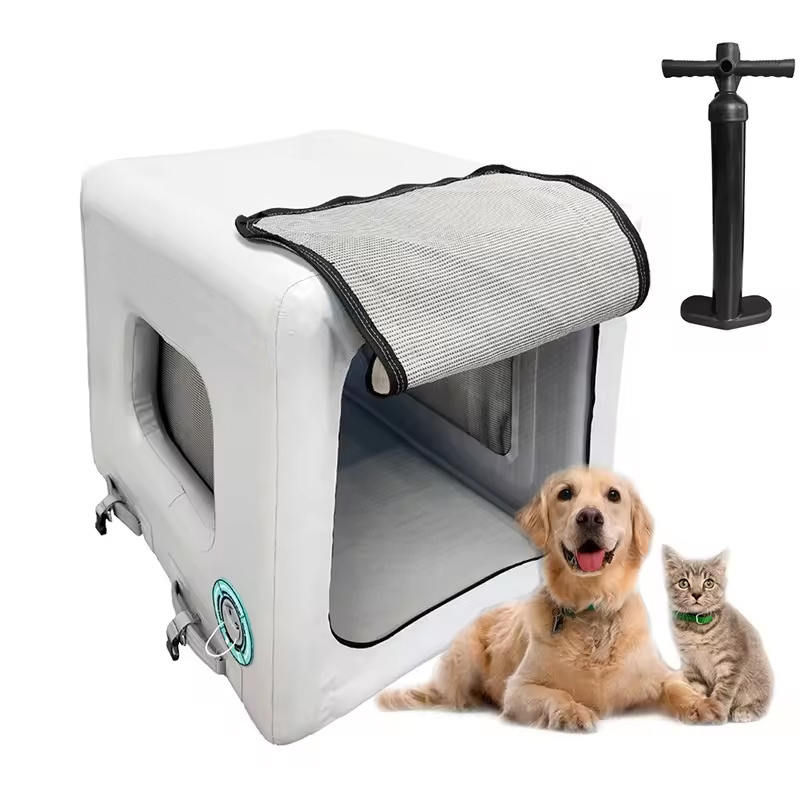 Inflatable Pet House Pet Dog Travel Kennel Portable Inflatable