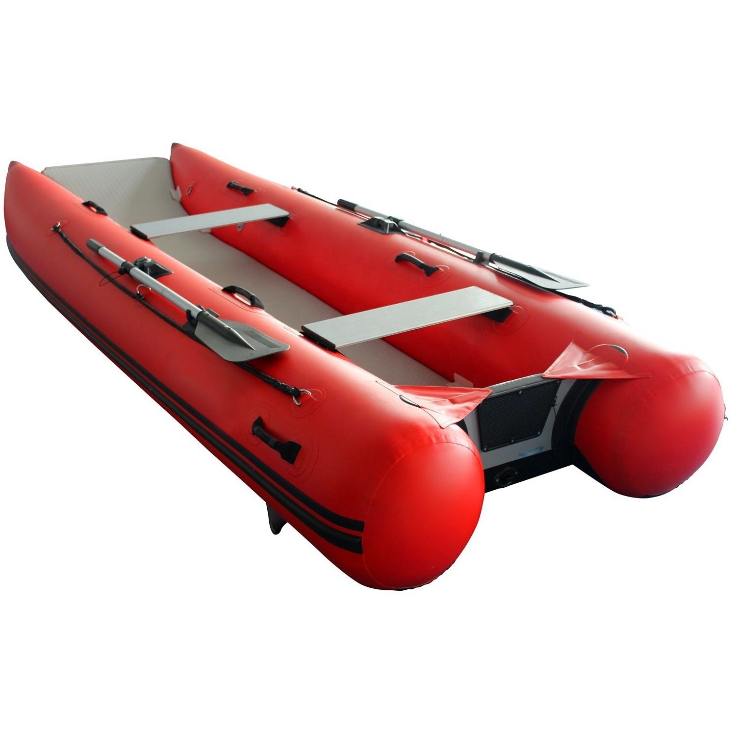 China Original Manufacture Top Quality Inflatable Boat with Catamaran Hull Inflatable Dinghy 14FT