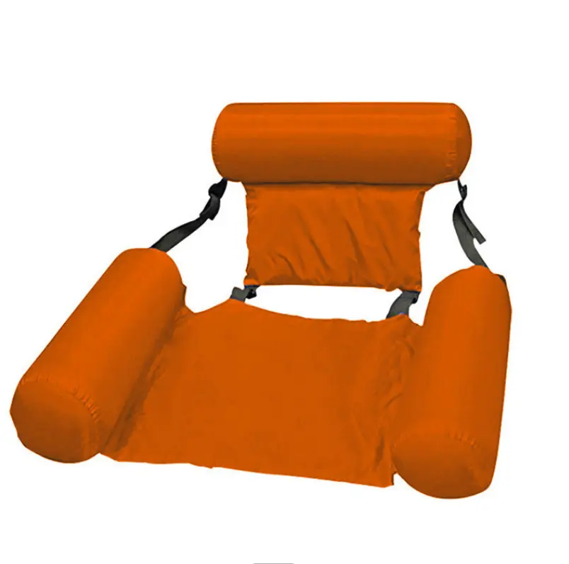 Recommend inflatable foldable floating row water hammock inflatable chair seat in stock