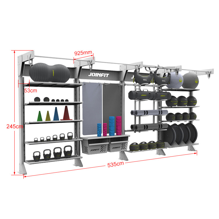 professional new design adjustable gym equipment balance half ball Dumbbell storage rack set