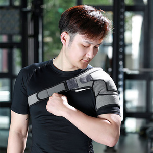 Double Shoulder Support Brace Strap Wrap Neoprene Protector adjustable fitness shoulder protector