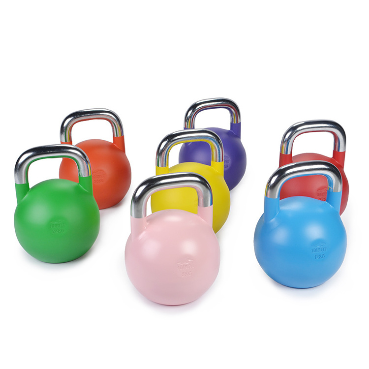 Power Coated Kettlebell Top Grade Competition Kettle-bell Cast Iron Kettle Bell Set