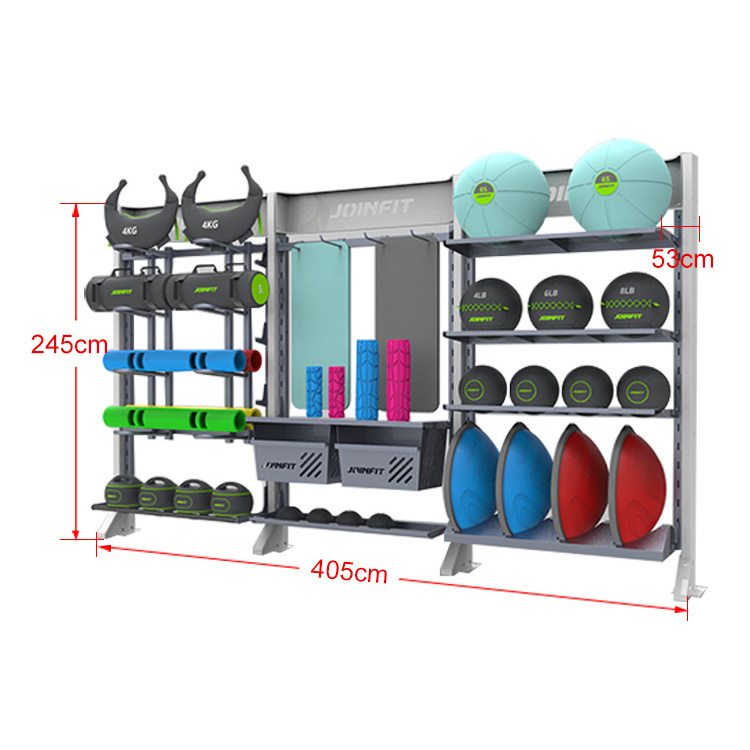 professional new design adjustable gym equipment balance half ball Dumbbell storage rack set