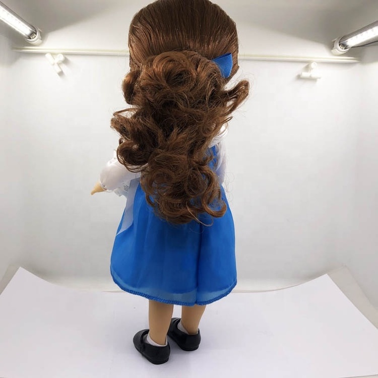 Wholesale 16 inch Vinyl Doll Toy , Hot sale Long Hair Soft Vinyl Doll for baby ,Custom 2019 New Design Vinyl doll Girl