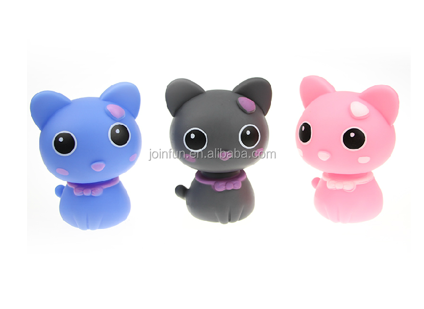 Custom cartoon character bobble head,OEM plastic bobble head animal,Making plastic cat bobble head