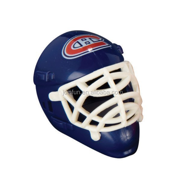 factory make custom design hockey plastic toy helmet