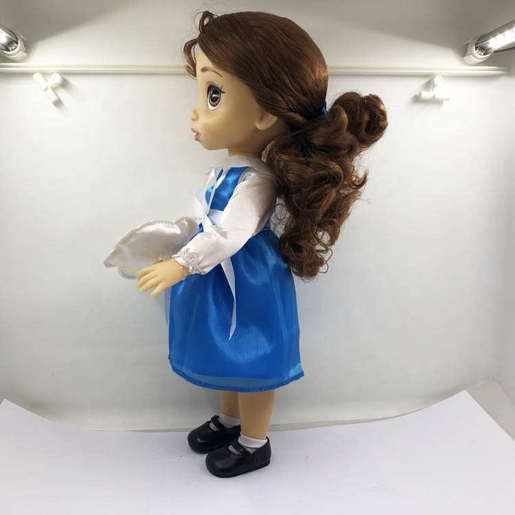 Wholesale 16 inch Vinyl Doll Toy , Hot sale Long Hair Soft Vinyl Doll for baby ,Custom 2019 New Design Vinyl doll Girl