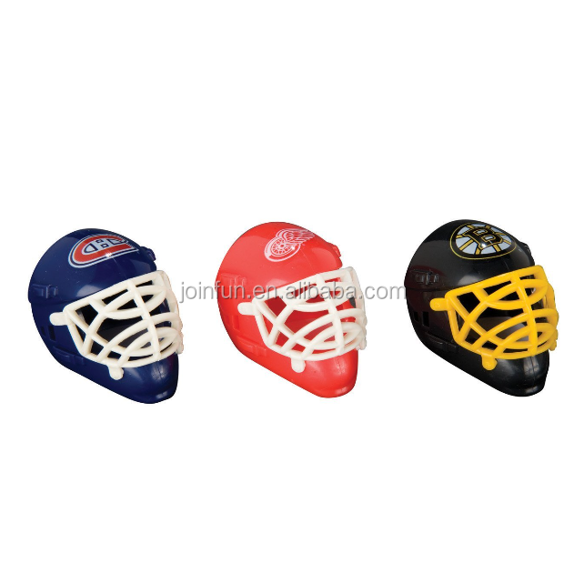 factory make custom design hockey plastic toy helmet