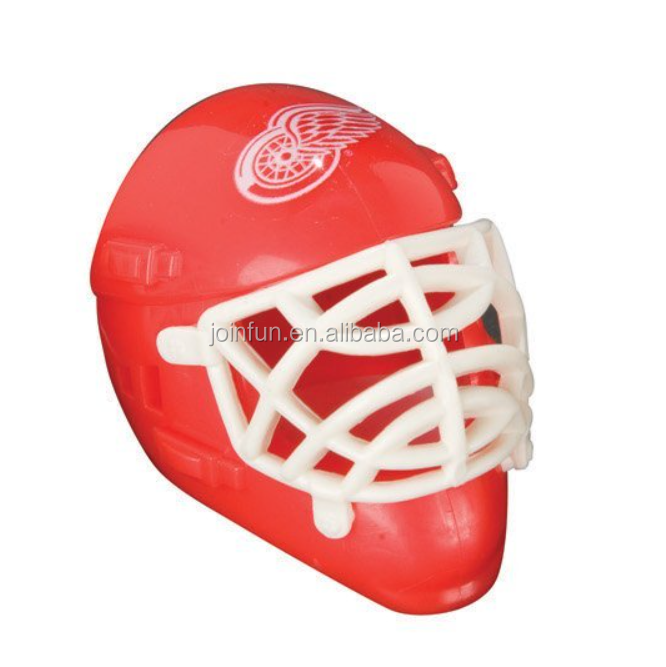 factory make custom design hockey plastic toy helmet