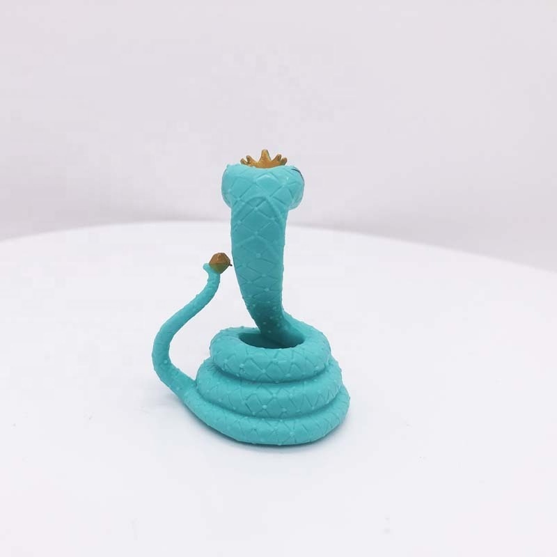 Custom Plastic Snake Shape  bobble head Toy ,Plastic shaking head toy Animal Figurine, Make Plastic bobble head Figure