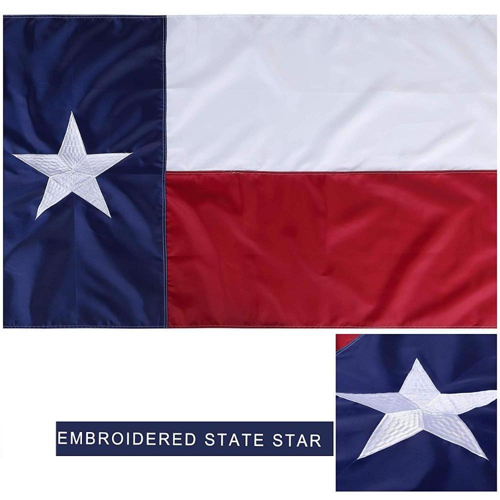 Texas State Flag 3x5 Ft   Customized embroidered   Promotion Country National Flag