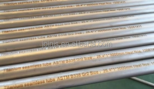 High Performance Astm F2063 Medical Superelastic Nitinol Tubing Nickel Titanium Titanium Tube / Pipe ASTM B338 B337 B861 B862