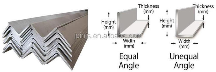 Hot Rolled Carbon Mild Q235 Ss400 Steel Angle China Equal and Unequal Angel Bar Angle Steel Iron Angle