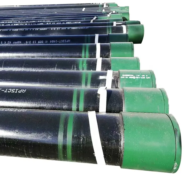 API API 5L 5CT J55 K55 N80 L80 P110 Casing Tube ISO Standard Seamless Steel Tubes Oil Water Well Pipe Well Casing For Oil Field