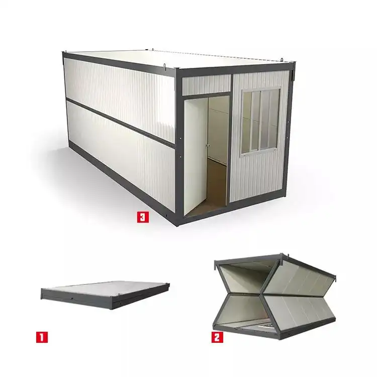 High Quality Worker Room Flat Pack Expandable Prefabricated Folding Container House