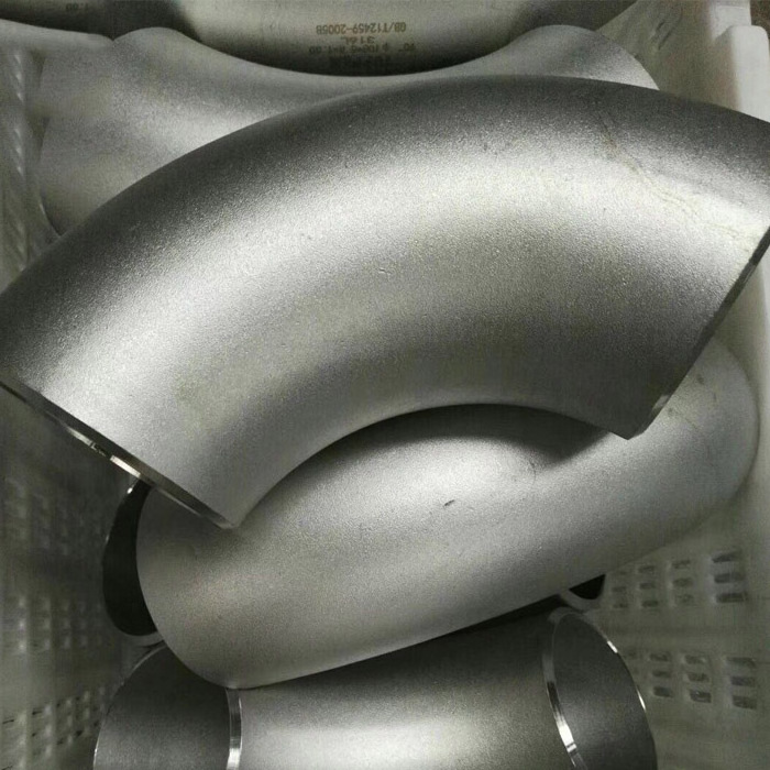 Stainless Steel 90 Degree Pipe And Pipe Fittings Butt Welded Elbow