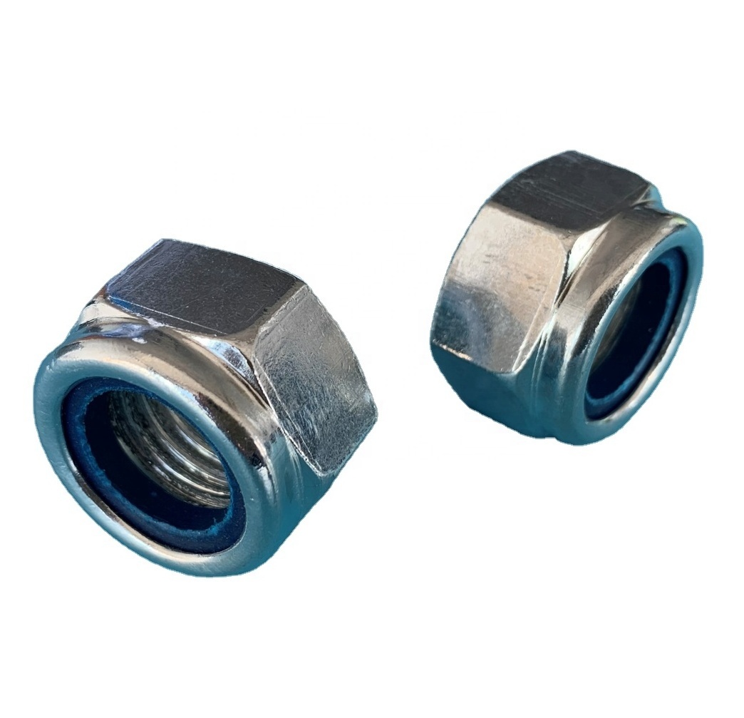 DIN 985 DIN 982 Carbon Steel Nylon Lock Nuts Hex Self Lock Nuts