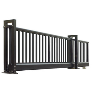 Modern Aluminum Driveway Main Front Gates Design Automatic Sliding Gate For Sale