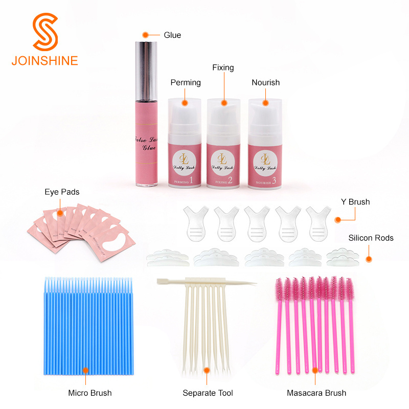 Eyebrow Keratin Mascara Tint Set Private Label Lashlift Perming Customized Brow Laminate Eyelash Curlers Lash Lift Kit