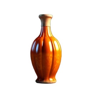 Pumpkin Shaped Ceramic Wine Bottle 750ml, Custom Hand painted 3D Animal Porcelain spirit bottles, Bottle for Essence