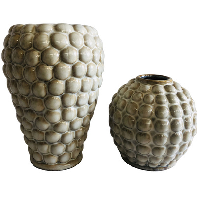 Flower Vase Ceramic For Home Decoration; Cream Modern Ceramic Flower Vase Big Ceramic Luxury