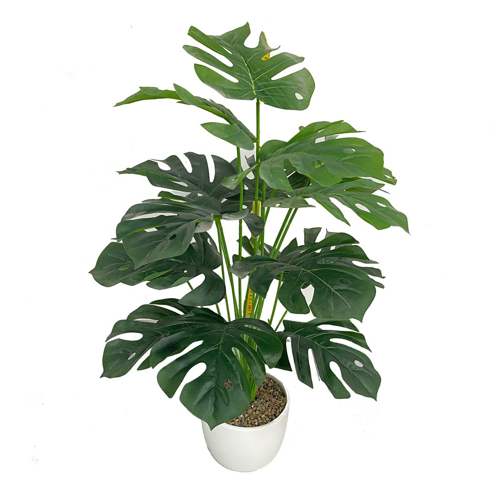 120CM Wholesale Large Artificial Traveller Banana Leaf Tree Bonsai plant artificial palm tree with pots