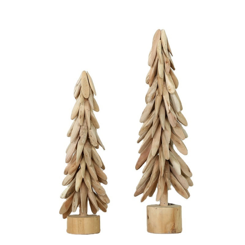 Wholesale Driftwood Wooden Tabletop Christmas Tree Topper