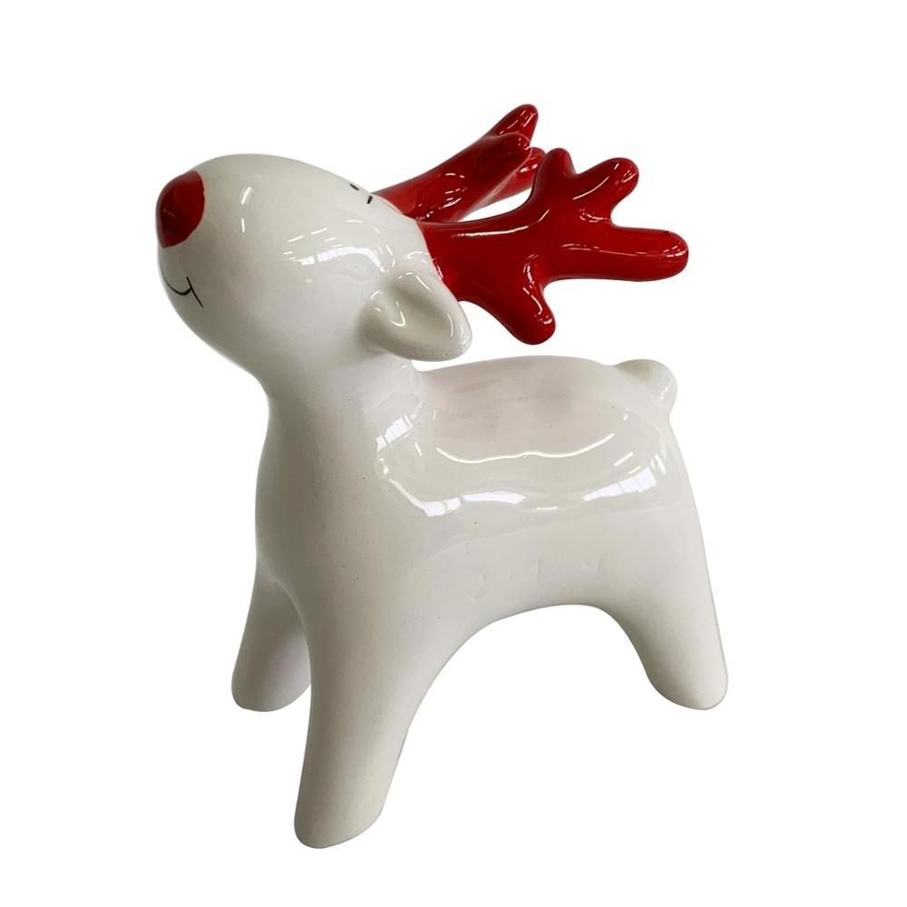 Joinste- Reindeer statues, Ceramic reindeer home decoration statues handmade