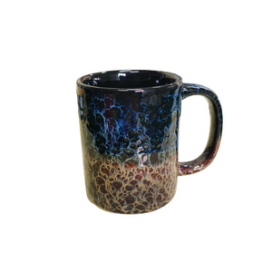 Reactive Glaze Mug Rustic Loft Speckle Latte Glazed Ceramic Coffee Mug Sublimation Campfire Cup 12OZ Crafts and Gifts