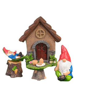 Miniature Fairy Garden Figurines Kit 5 Piece Set Mini Fairy Door Gnome