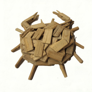 Wooden crab decorations wood animals,driftwood crab sea ornament