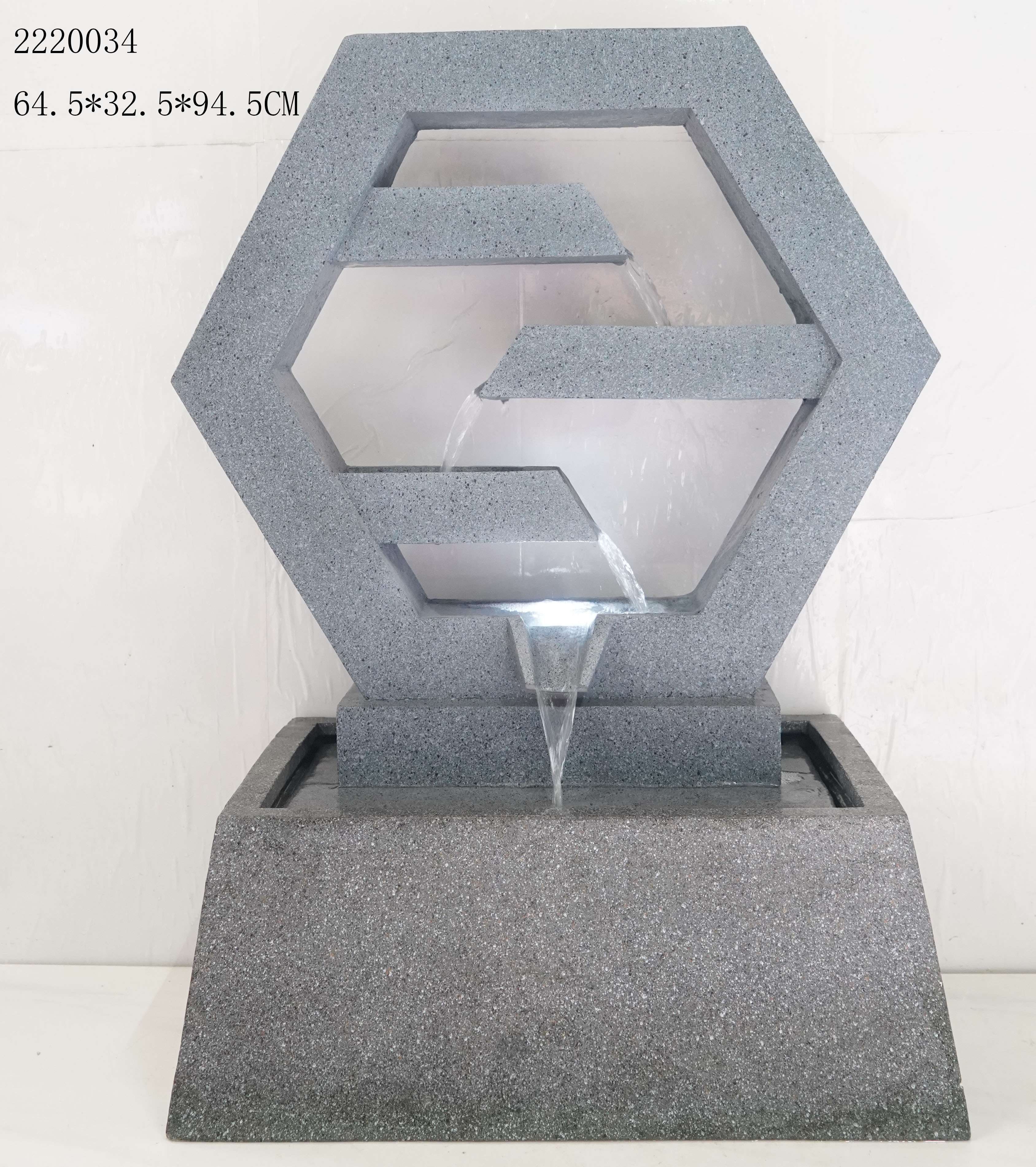 four layer urn solar fountain with led light ;solar water fountain;solar garden fountain