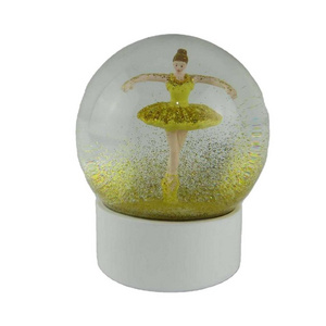 Hand painted Ballet Dancer Polyresin snow globe, Resin water globes, glass ball