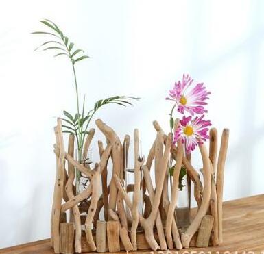 Customized Antique driftwood flower display racks