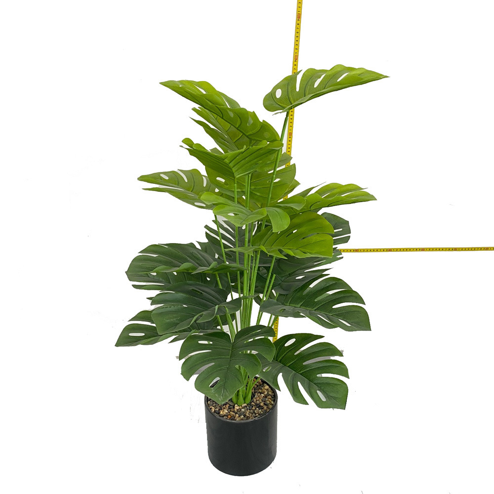 120CM Wholesale Large Artificial Traveller Banana Leaf Tree Bonsai plant artificial palm tree with pots