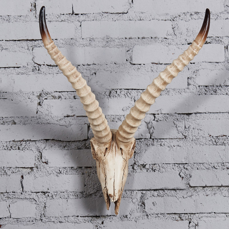 Resin Longhorn Cow Skull Head Statue Wall Hanging Home Decor 3D Mural Animal Wildlife Sculpture Figurines Resin Crafts