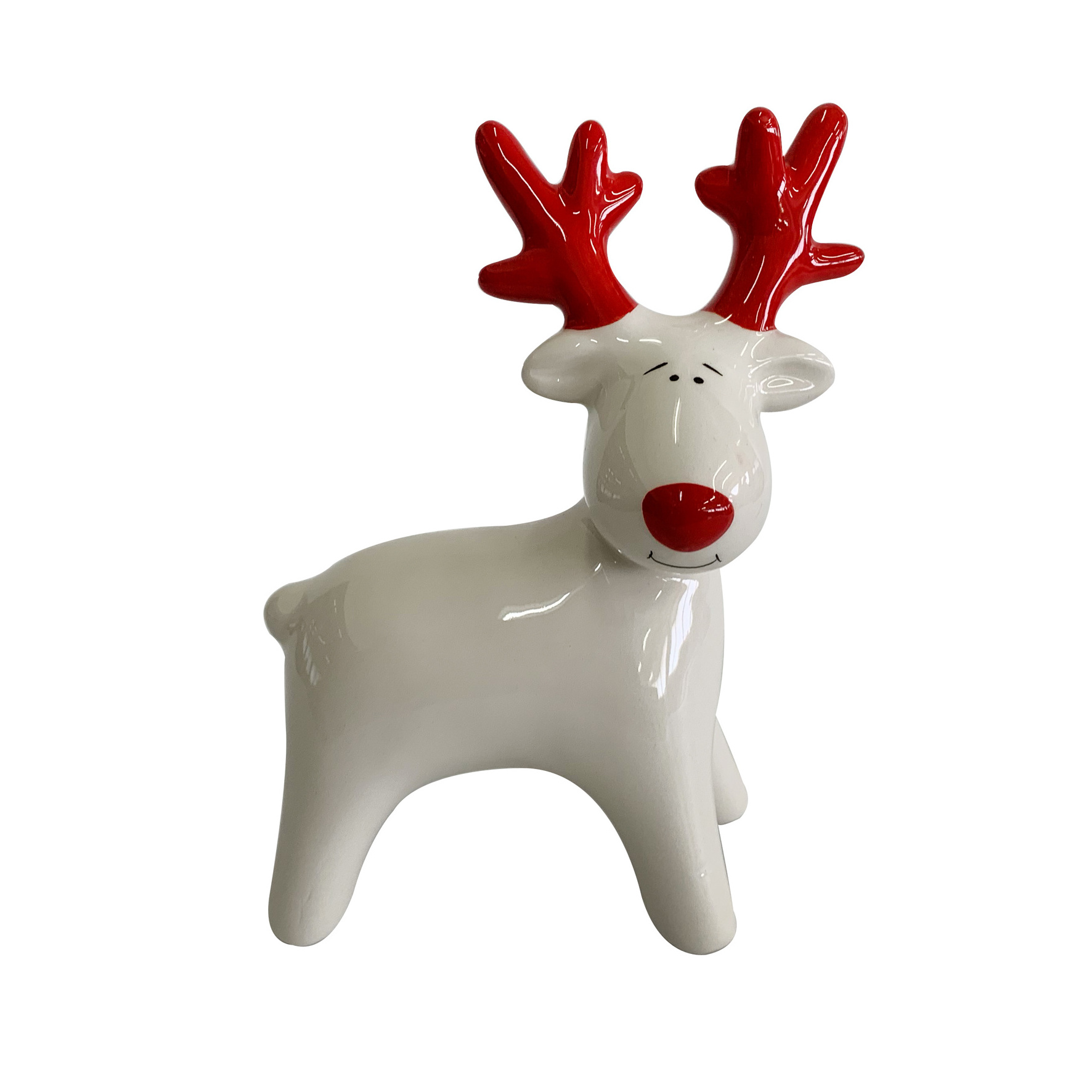 Joinste- Reindeer statues, Ceramic reindeer home decoration statues handmade