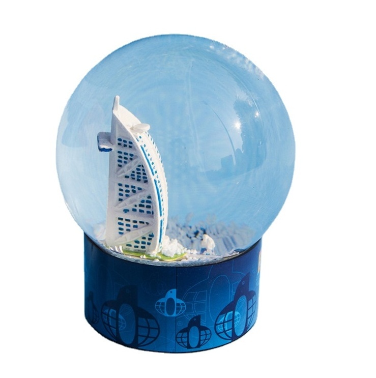 souvenir gift snow globe dubai taiwai 101