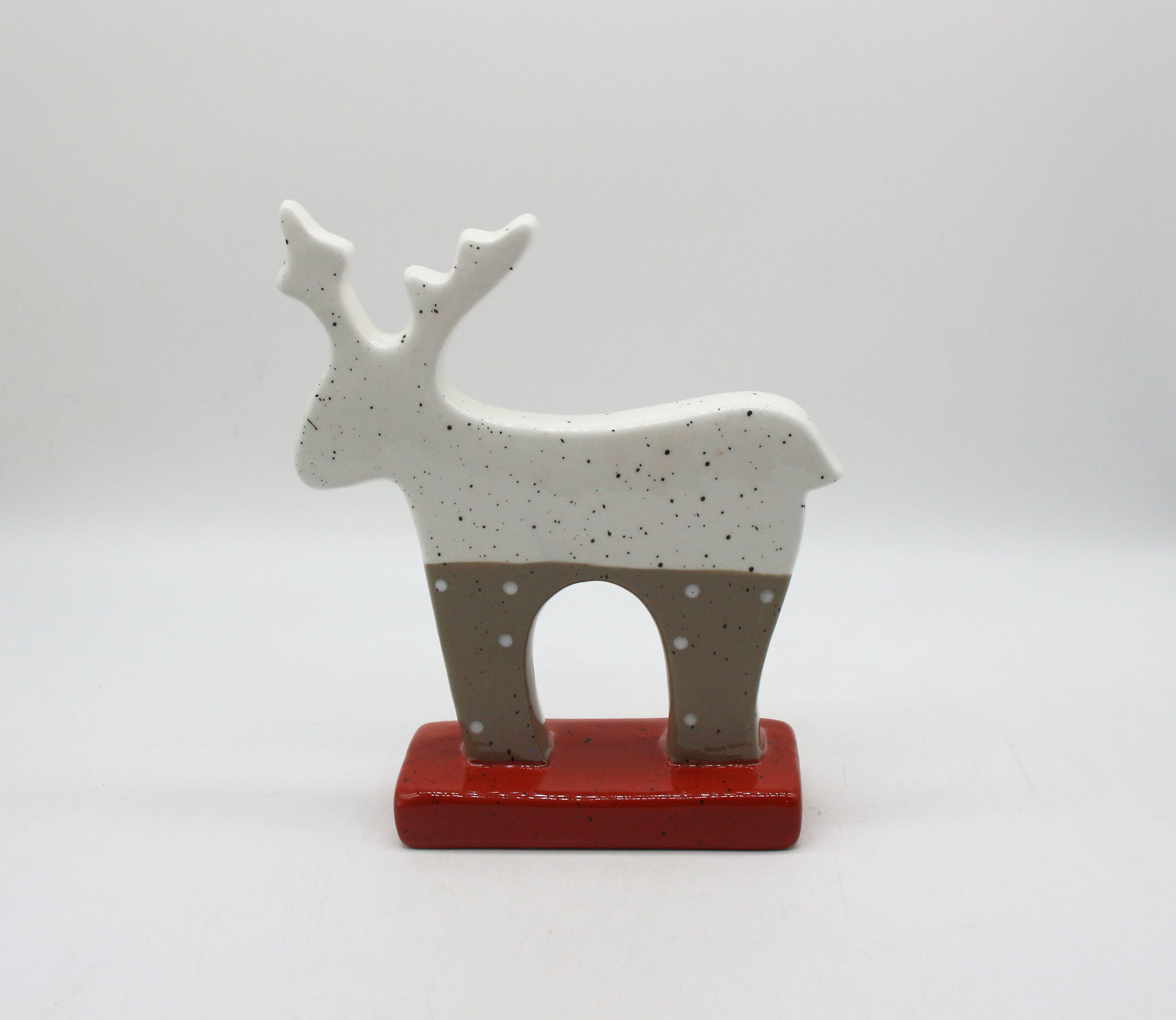 Ceramic Reindeer Statue & Figurine For home and Christmas Decorations