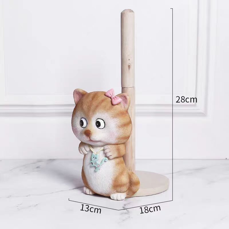 Custom Resin Creative Chef Cartoon Restaurant  Kitchen Tissue Holder; Cartoon Animal Cute Custom Tissue Paper Holder